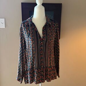 Maeve Floral Long Sleeve Blouse